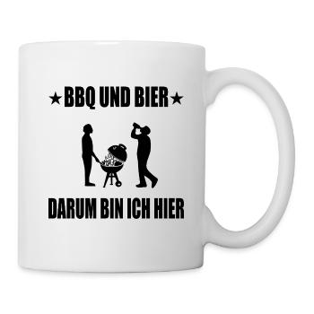 BBQ - Tasse - Weiß - Rechts