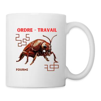 Ant - Fourmi - Mug blanc - blanc - Droite