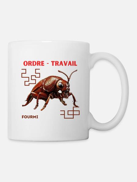 Ant - Fourmi - Mug blanc - blanc