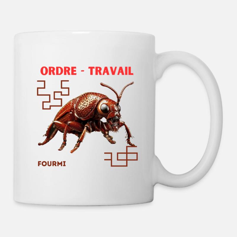 Ant - Fourmi - Mug - white