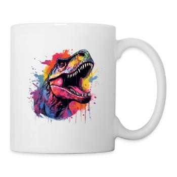 Cool T-Rex Dinosaur Gift Dinosaur Dino - Mug - white - Right