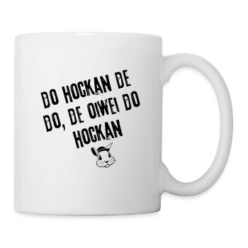 Hock & Rock | Redewendung - Tasse - Weiß - Rechts