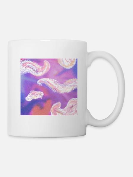 Verträumte Wolken - Tasse - Weiß