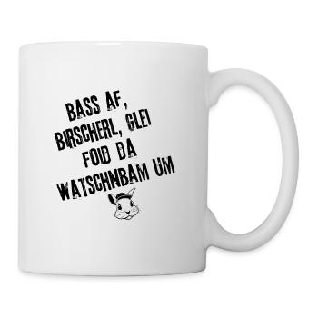 BassAf_BirscherlWatschnbam | Redewendung - Tasse - Weiß - Rechts