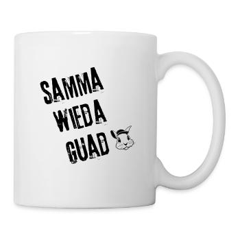 SammaWiedaGuad_GuteLauneBayern | Redewendung - Tasse - Weiß - Rechts