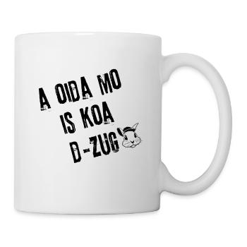 OidaMo_Zugfrei | Redewendung - Tasse - Weiß - Rechts