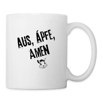 ApfelAus Amen | Redewendung - Tasse - Weiß - Rechts