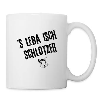 Gelassenheit pur | Redewendung - Tasse - Weiß - Rechts