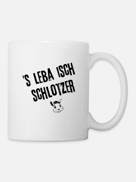 Gelassenheit pur | Redewendung - Tasse - Weiß
