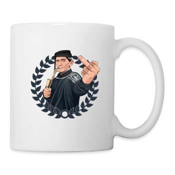 Rieser Grantler // Illustration - Tasse - Weiß - Rechts