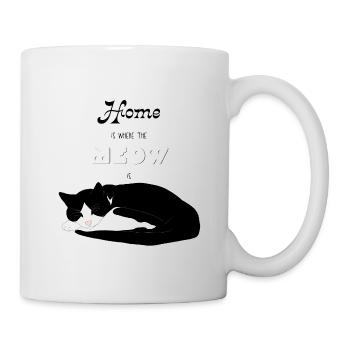 Home is where the meow is - Mug - white - Right