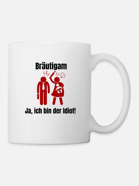 Bräutigam - Tasse - Weiß