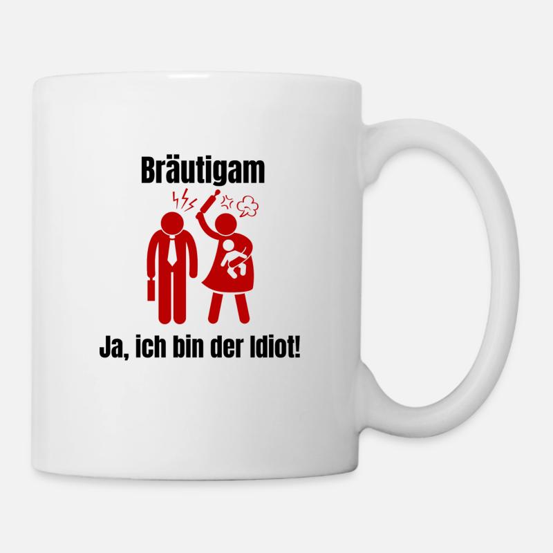 Bräutigam - Tasse - Weiß