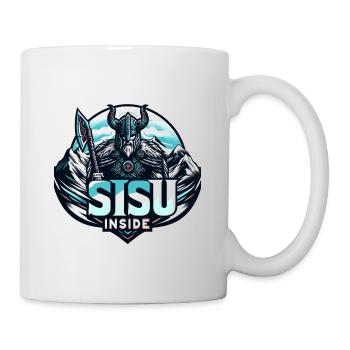 Sisu à l’intérieur - Mug blanc - blanc - Droite