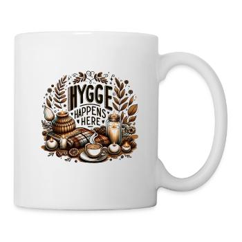Le hygge se passe ici - Mug blanc - blanc - Droite