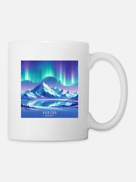 Aurora-Träumer - Tasse - Weiß