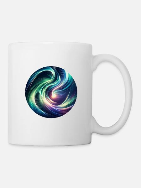 Aurora Borealis - Mug - white