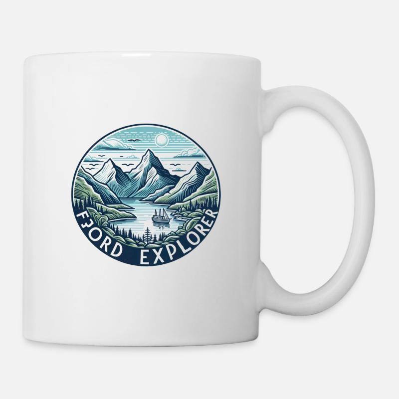 Fjord-Entdecker - Tasse - Weiß