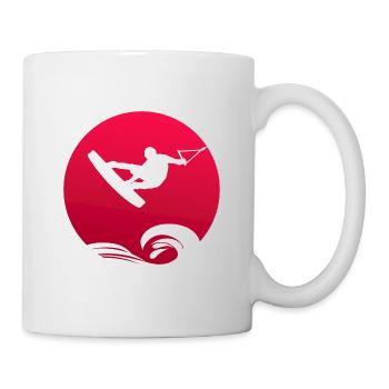 wakeboard wakeboarder wakestyle wavemaster - Mug - white - Right
