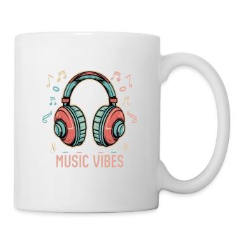 Music Vibes - Headphones - Mug - white - Right