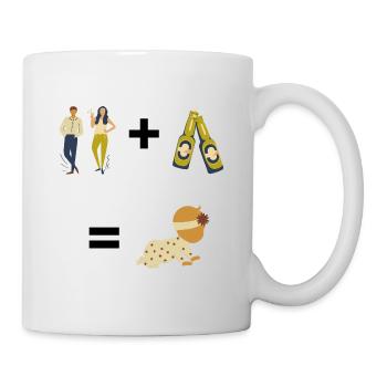 Drinking | Booze | Party | Baby | Funny| Carnival - Mug - white - Right