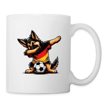 German Shepherd Soccer Germany - Mug - white - Right