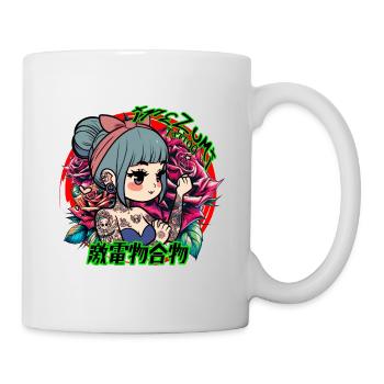 Irezumi Tattoo Japon encré Manga traditionnel Anim - Mug blanc - blanc - Droite