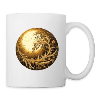 Vollmond - Tasse - Weiß - Rechts