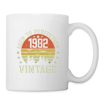 1982 Vintage Born 1982 Birthday Gift 1982 - Mug - white - Right