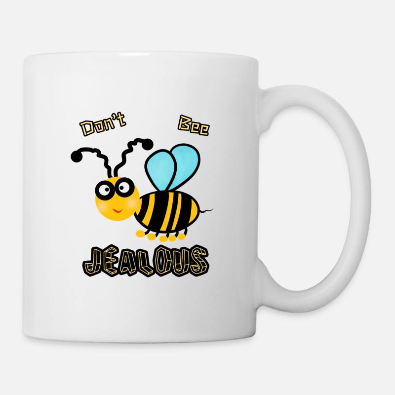 Funny bee - Mug - white