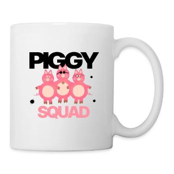 Trois cochons roses - Mug blanc - blanc - Droite