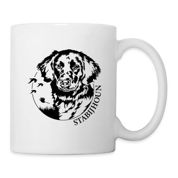 Stabijhoun Chien de chasse Chasseur Chiens de chasse Wilsigns - Mug blanc - blanc - Droite