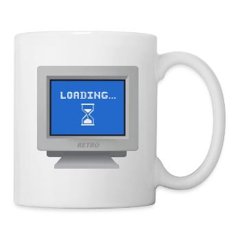 CRT design - Loading Wallpaper - Mug - white - Right