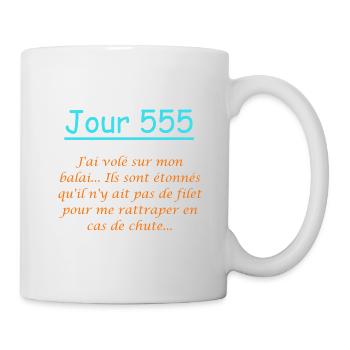 Day 555 – Magic Flight Without a Net - Mug - white - Right