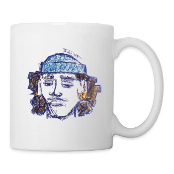 Urban Gaze - Handgezeichnet. Rough. Edgy. Echt. - Tasse - Weiß - Rechts