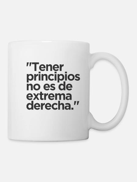 Tener principios - Mug - white
