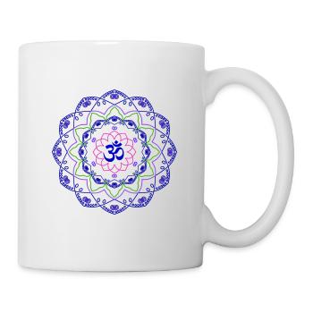 Mandala Universe Lebendig Zirkulär - Tasse - Weiß - Rechts