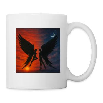 Engelbild /Spirit-Soul Kollektion - Tasse - Weiß - Rechts