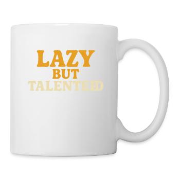 Lazy But Talented - Mug - white - Right