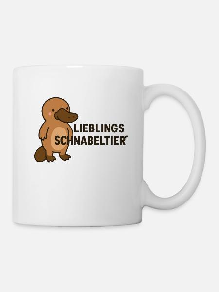 LIEBLINGS SCHNABELTIER - Tasse - Weiß