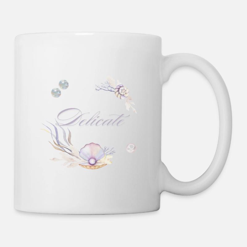 Perle délicate - Mug blanc - blanc