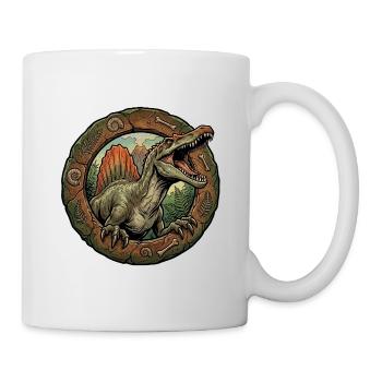 Spinosaurus dans l’Anneau de Pierre - Mug blanc - blanc - Droite