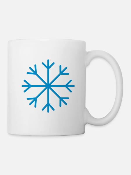 snowflake - Tasse - Weiß