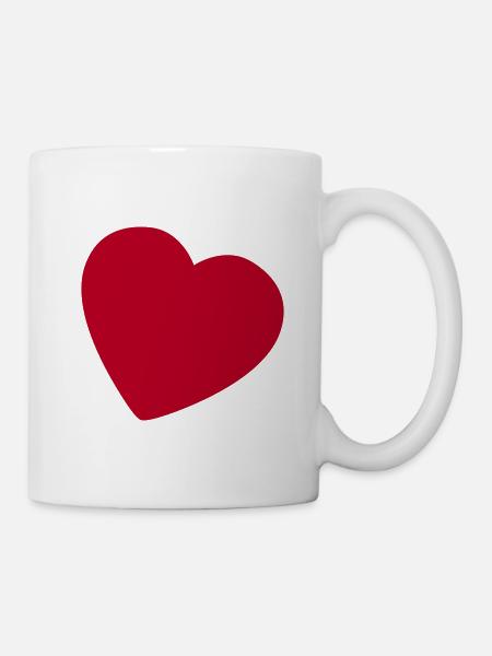 little heart DE - Tasse - Weiß