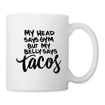 TACOS & GYM - Mug - white - Right