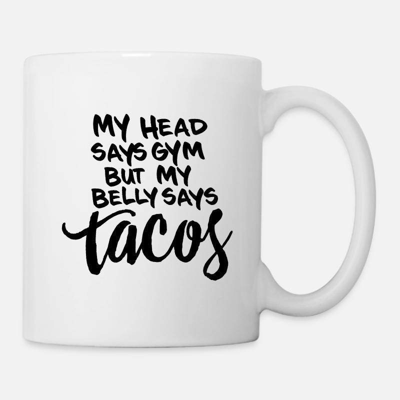 TACOS & GYM - Mug - white