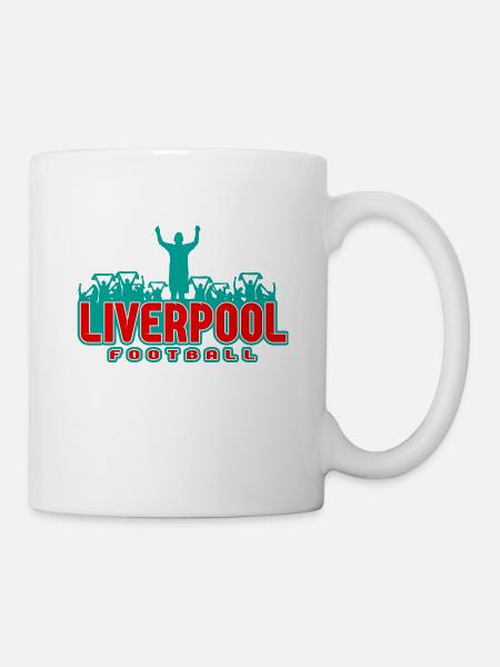 le football Liverpool - Mug blanc - blanc