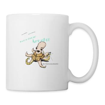 Kommissar Ärmchen - Tasse - Weiß - Rechts