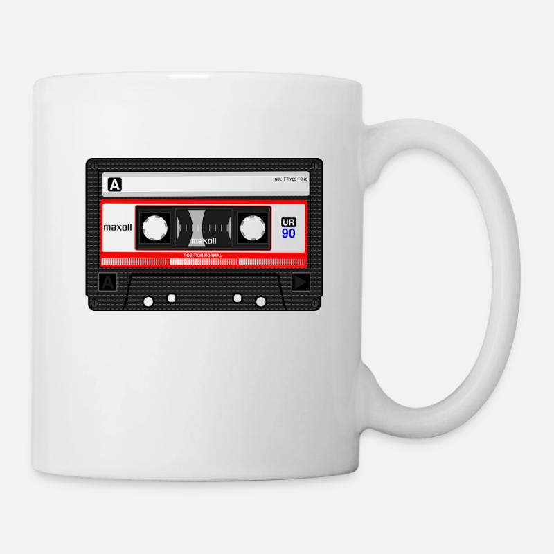compact cassette - Tasse - Weiß