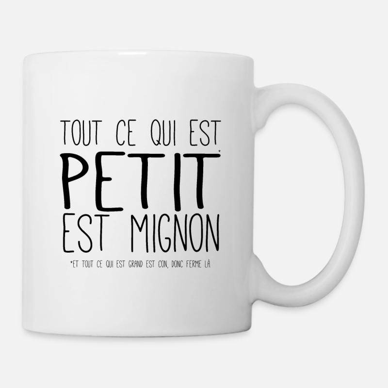 tout ce qui est petit est mignon - Mug blanc - blanc